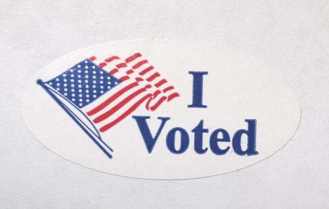 "I Voted" sticker