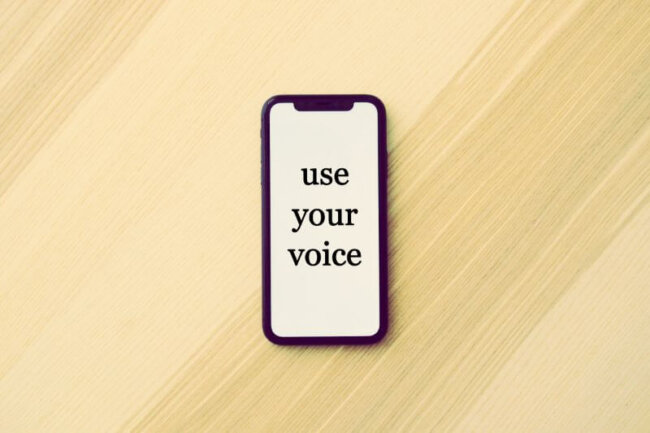 use your voice